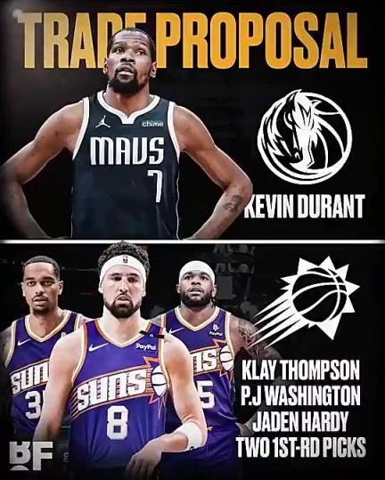 和歐文濃眉組三巨？美媒：獨(dú)行俠可用克萊+PJ+哈迪+倆首輪換KD-